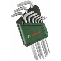 Ключі шестигранні Bosch, T8-T40, набір 9шт