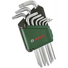 Ключі шестигранні Bosch, T8-T40, набір 9шт