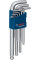 Ключі шестигранні Bosch Professional, кулястий наконечник, набір 9шт