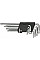 Ключи Torx TOPEX, длинные, CrV, T10-T50, набор 9шт