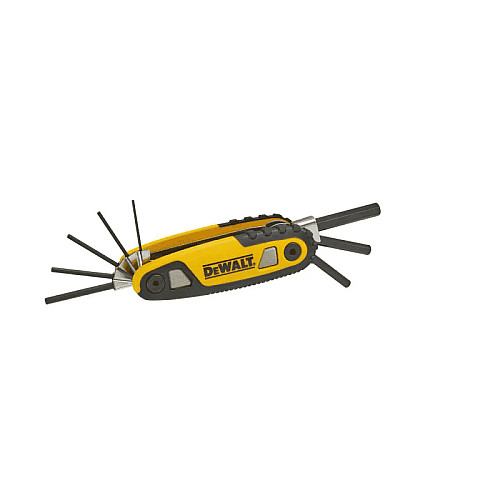 Ключі шестигранні DeWALT, HEX1.5-8мм, складаються в корпус, набір 8шт