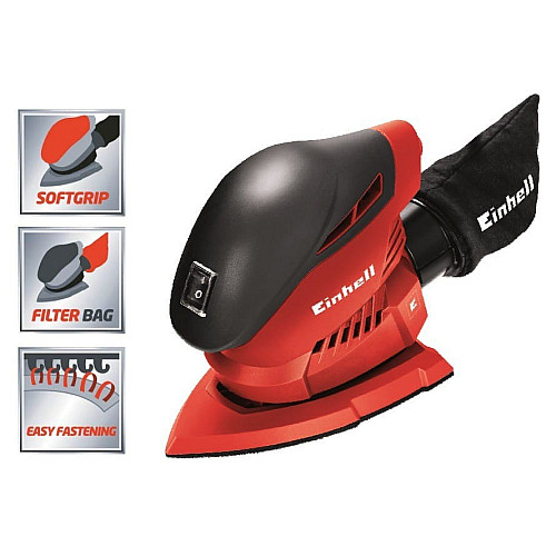 Шліфмашина вібраційна Einhell TH-OS 1016 100Вт 150х150х100мм 24000кол/хв 1кг