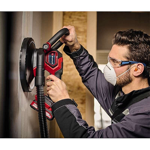 Шлифмашина для стен аккумуляторная Einhell Professional TP-DWS 18/225 Li PXC 18В d225мм 600-1200об/мин 2.36кг без АКБ и ЗП