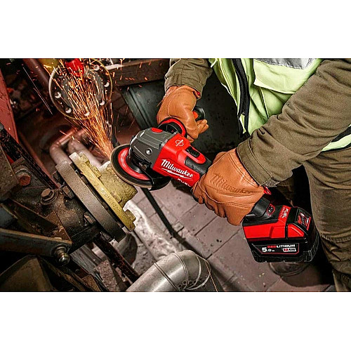 Шлифмашина угловая аккумуляторная Milwaukee M18 FSAGV125XB-0X 125мм 18В 85000об/мин 2.7кг кейс без АКБ и ЗП