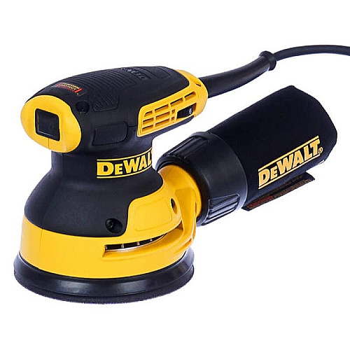 Шлифмашина эксцентриковая DeWalt 280Вт 8000-12000об/мин 125мм амплитуда 2.6мм 1.28кг