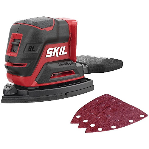 Шлифмашина вибрационная аккумуляторная SKIL 3720 CC Compact 20В 151х102мм 21000цв/мин 0.7кг без АКБ и ЗП
