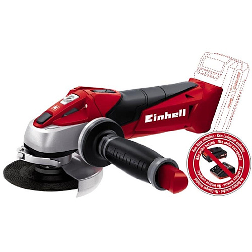 Шлифмашина угловая аккумуляторная Einhell TE-AG 18/115LI-Solo 115мм 18В 8500об/мин РХС 1.21кг без АКБ и ЗП