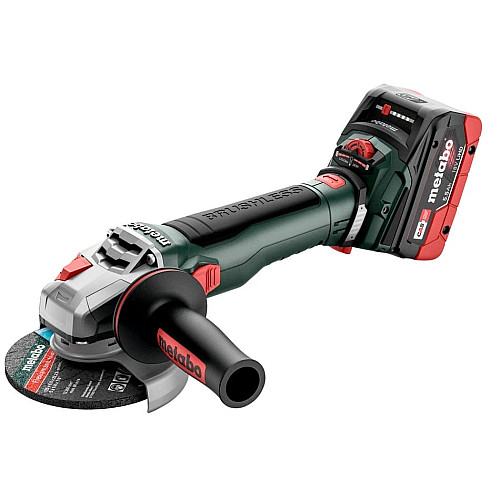 Шлифмашина угловая аккумуляторная Metabo WVB 18 LT BL 11-125 Quick 125мм 18В 2х5.5А·час 2800-10000об/мин 1.8кг