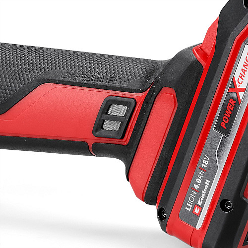 Шліфмашина кутова акумуляторна Einhell Professional TP-AG 18/125 F Li BL - Solo PXC 18В 125мм 8500об/хв плаский редуктор 1.57кг без АКБ та ЗП