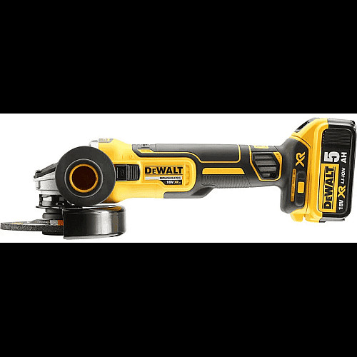 Шлифмашина угловая аккумуляторная DeWalt XR Li-lon 18B 125мм 9000об/мин кейс 1.74кг без АКБ и ЗП