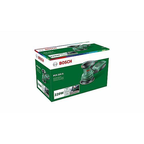 Шлифмашина эксцентриковая Bosch PEX 220 A 200Вт 125мм 24000об/мин 1.2кг