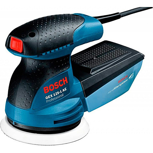 Шлифмашина эксцентриковая Bosch Professional GEX 125-1 AE 250Вт 125мм 7500-12000об/мин 1.3кг