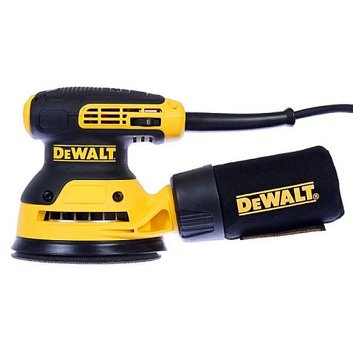 Шлифмашина эксцентриковая DeWalt 280Вт 8000-12000об/мин 125мм амплитуда 2.6мм 1.28кг
