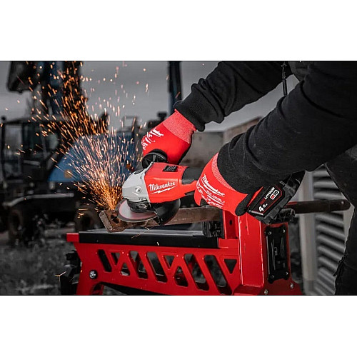 Шлифмашина угловая аккумуляторная Milwaukee M18 BLSAG125X-0 125мм 18В 11000об/мин 2.4кг кейс без АКБ и ЗП