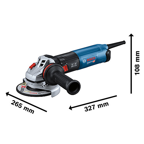 Шліфмашина кутова Bosch Professional GWS 17-125 S 125мм 1700Вт 2800-11500об/хв 2.2кг