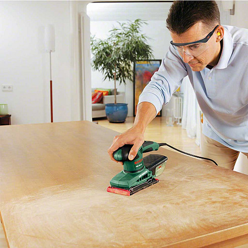 Шлифмашина вибрационная Bosch PSS 200 AC 200Вт платформа 93x230 24000цв/мин 1.6кг