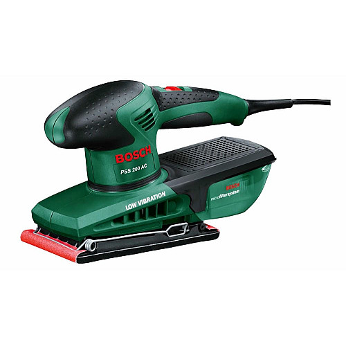 Шлифмашина вибрационная Bosch PSS 200 AC 200Вт платформа 93x230 24000цв/мин 1.6кг