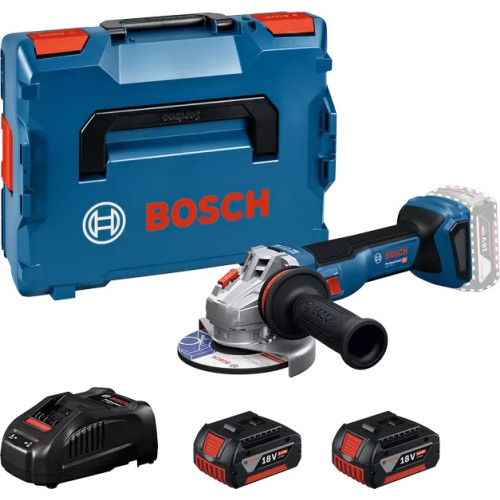 Шліфмашина кутова акумуляторна Bosch Professional GWS 18V-11 125мм 18В 2x5А·год 0-9000об/хв 1.7кг кейс ЗП GAL1880CV