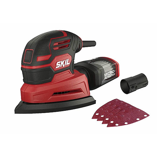 Шлифмашина вибрационная SKIL 7260 AA 100Вт платформа 151х102 24000цв/мин 0.8кг