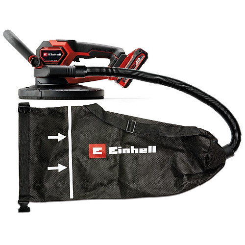 Шлифмашина для стен аккумуляторная Einhell Professional TP-DWS 18/225 Li PXC 18В d225мм 600-1200об/мин 2.36кг без АКБ и ЗП