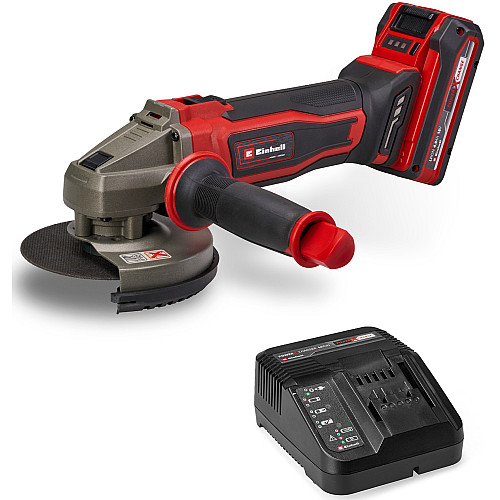 Шліфмашина кутова акумуляторна Einhell TE-AG 18/125-2 Li PXC 18В 1х4А·год 125мм 8500об/хв 2.32кг
