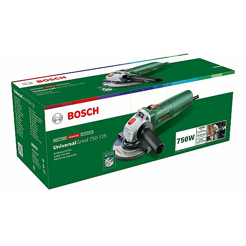 Шлифмашина угловая Bosch UniversalGrind 750-125 125мм 750Вт 12000об/мин 1.9кг