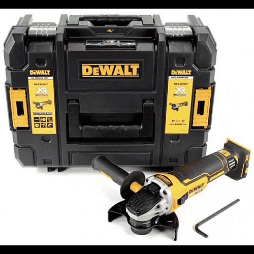 Шлифмашина угловая аккумуляторная DeWalt XR Li-lon 18B 125мм 9000об/мин кейс 1.74кг без АКБ и ЗП