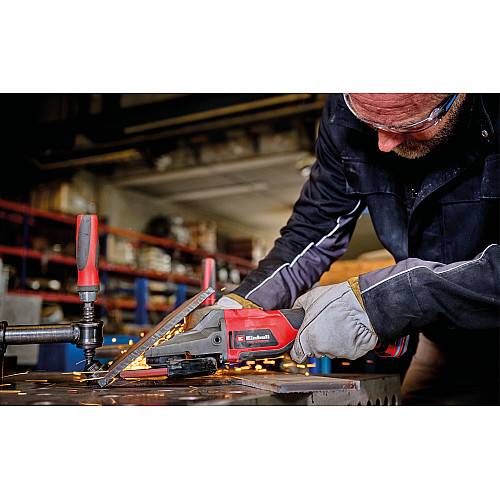 Шліфмашина кутова акумуляторна Einhell Professional TP-AG 18/125 F Li BL - Solo PXC 18В 125мм 8500об/хв плаский редуктор 1.57кг без АКБ та ЗП