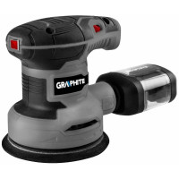 Шліфмашина ексцентрикова GRAPHITE 300Вт 125мм 7000-13000об/хв орбіта 1мм 1.21кг