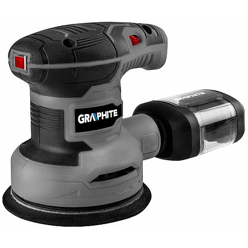 Шлифмашина эксцентриковая GRAPHITE 300Вт 125мм 7000-13000об/мин орбита 1мм 1.21кг