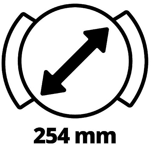 Шліфмашина полірувальна акумуляторна Einhell CE-CB 18/254 LI - Solo 18В 254мм 2500об/хв 1.93кг без АКБ та ЗП