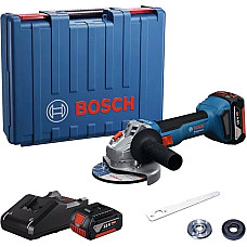 Шліфмашина кутова акумуляторна Bosch Professional GWS 18V-8 125мм 18В 2x4А·год 0-11000об/хв 1.7кг кейс ЗП GAL 18V-40
