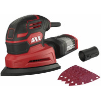 Шлифмашина вибрационная SKIL 7260 AA 100Вт платформа 151х102 24000цв/мин 0.8кг