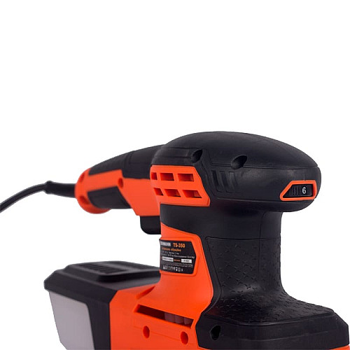 Шлифмашина вибрационная Tekhmann TS-350 240Вт платформа 90х245 3000-12000 цв/мин 1.4кг