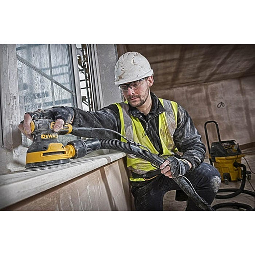 Шлифмашина эксцентриковая DeWalt 280Вт 8000-12000об/мин 125мм амплитуда 2.6мм 1.28кг