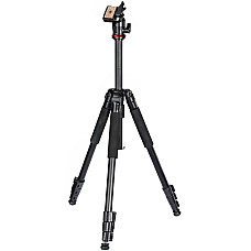 Трипод фотоапарату Hama Traveller-163, кулястий, 47-163см, чорний