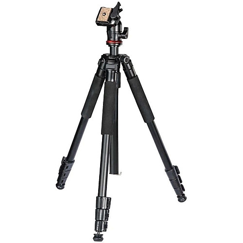 Трипод фотоаппарата Hama Traveller-163, шаровидный, 47-163см, черный