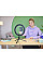 Комплект для стримінгу Trust Maku+ 2-in-1 Streaming Kit, зелений фон та кільцева лампа