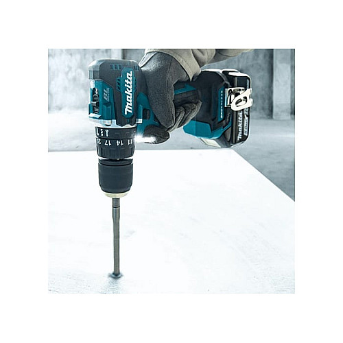 Шуруповерт-дрель аккумуляторная Makita DHP487Z 18В 25·40Нм 0-500·0-1700об/мин 1.4кг без АКБ и ЗП