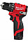 Шуруповерт-дрель аккумуляторная Milwaukee M12 BLDDRC-202C 12В 2х2А·час 40Нм 0-550-1700об/мин ЗП C12C кейс 1.2кг