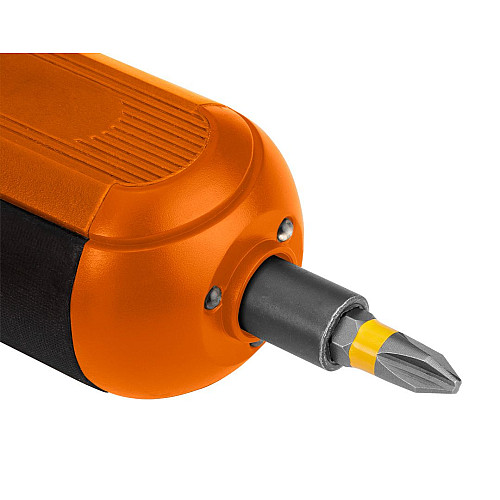 Викрутка акумуляторна Neo Tools 4В1Х1.5А·год 4.5Нм 230об/хв 20 біт кейс 0.23кг