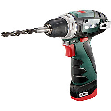 Шурупокрут-дриль акумуляторний Metabo BS Basic 12В 2x2А·год 17·34Нм 0-360·0-1400об/хв 0.95кг