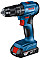 Шурупокрут-дриль ударний акумуляторний Bosch Professional GSB 185-LI 18В 2х2.0А·год 50Нм 500·1900об/хв кейс 1кг