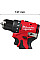 Шурупокрут-дриль акумуляторний Milwaukee M12 BLDDRC-201BRF 12В 2А·год 40Нм 0-1700об/хв ЗП С12 сумка 0.98кг