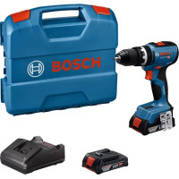 Шурупокрут-дриль ударний акумуляторний Bosch Professional GSB 18V-65 18В 2х2А·год 31·65Нм 0-2100об/хв ЗП GAL18V-20 кейс 1.12кг