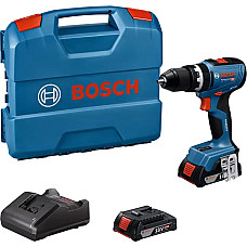 Шурупокрут-дриль ударний акумуляторний Bosch Professional GSB 18V-65 18В 2х2А·год 31·65Нм 0-2100об/хв ЗП GAL18V-20 кейс 1.12кг