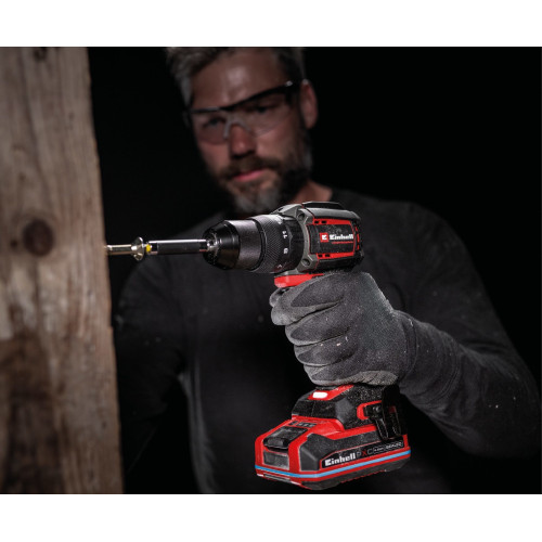 Шурупокрут-дриль ударний акумуляторний Einhell Professional TP-CD 18/50-C Li-i BL - Solo 18В 50Нм 0-500·0-2000об/хв LED 0.99кг без АКБ та ЗП