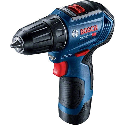 Шуруповерт-дрель аккумуляторная Bosch Professional GSR 12V-30 12В 2x2.0А·час 30Нм 420·1600об/мин кейс 0.78кг