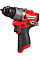 Шуруповерт-дрель аккумуляторная Milwaukee M12 FDD2-0 12В 45Нм 450·1550об/мин 1.1кг без АКБ и ЗП