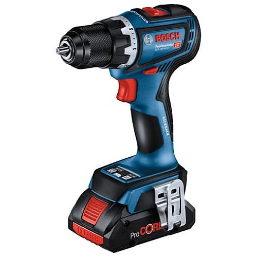 Шуруповерт-дрель ударная аккумуляторная Bosch Professional GSR 18V-90 C 18В 2х5А·час 36-64Нм 0-2100об/мин кейс 1.1кг